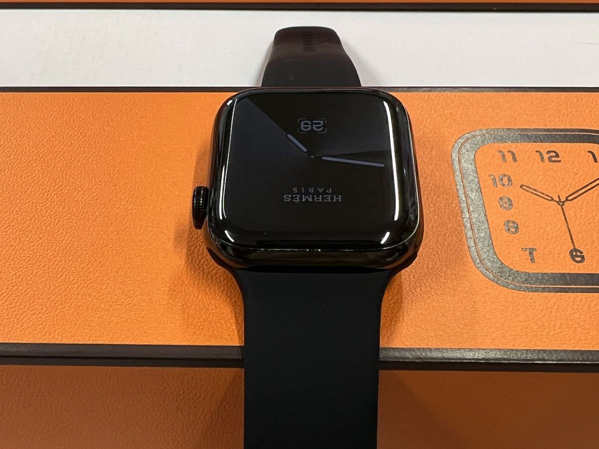 ☆即決 Apple Watch series6 HERMES 44mm ブラック アップルウォッチ