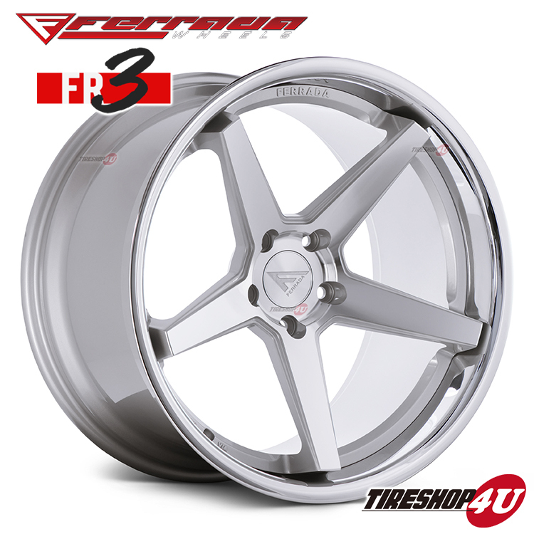 正規品 Ferrada wheels FR3 22X9.0J 5/120 +30 MBKBL MCSL MBRBL 9J シボレー ランドローバー BMW カマロ フェラーダ CONCAVE JWL規格適合_画像2