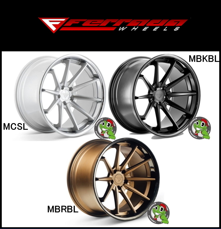 正規品 Ferrada wheels FR4 22X9.0J 5/120 +30 MBKBL MCSL MBRBL 9J シボレー ランドローバー BMW カマロ フェラーダ CONCAVE JWL規格適合_画像1