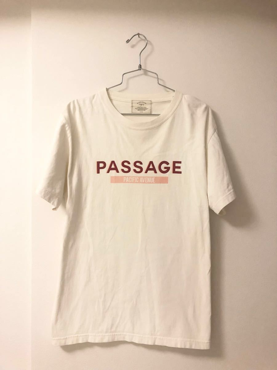 値下げ不可　ブロックします  passage  ロゴTシャツ　ungrid アングリッド　レディース　カットソー　トップス　夏　