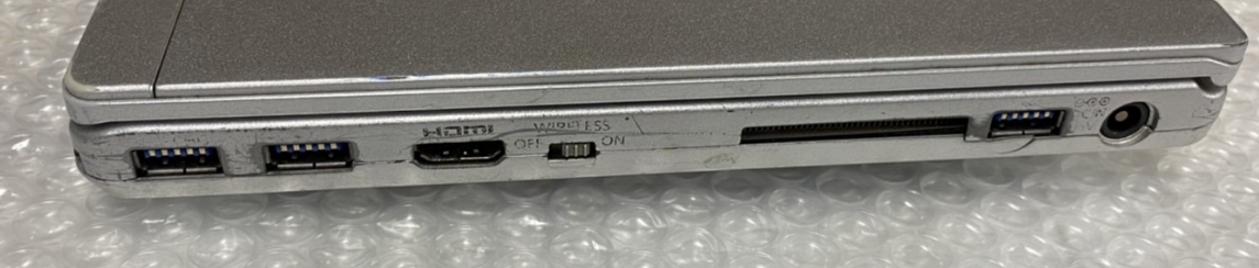 ジャンク PANASONIC CF-SZ5 I5-6世代 WIFI カメラ内蔵 HDMI 液晶割れ 筐体右下角破損 バッテリ欠 PC0930007_画像5
