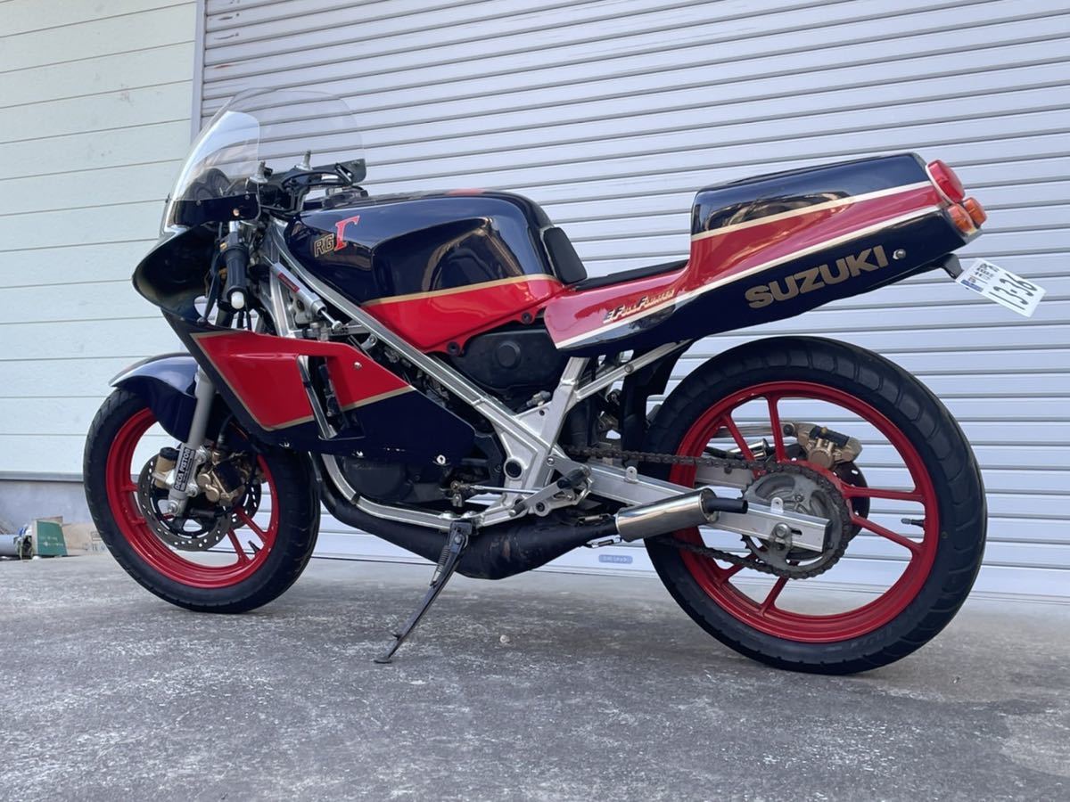スズキ RG250ガンマ GJ21B WW ウォルターウルフ 社外カウル 250cc 2スト RGV250ガンマ SUZUKI 旧車 昭和 当時物 2