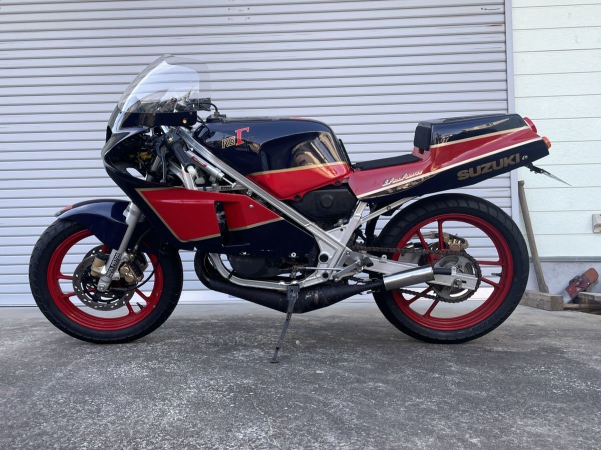 スズキ RG250ガンマ GJ21B WW ウォルターウルフ 社外カウル 250cc 2スト RGV250ガンマ SUZUKI 旧車 昭和 当時物 3