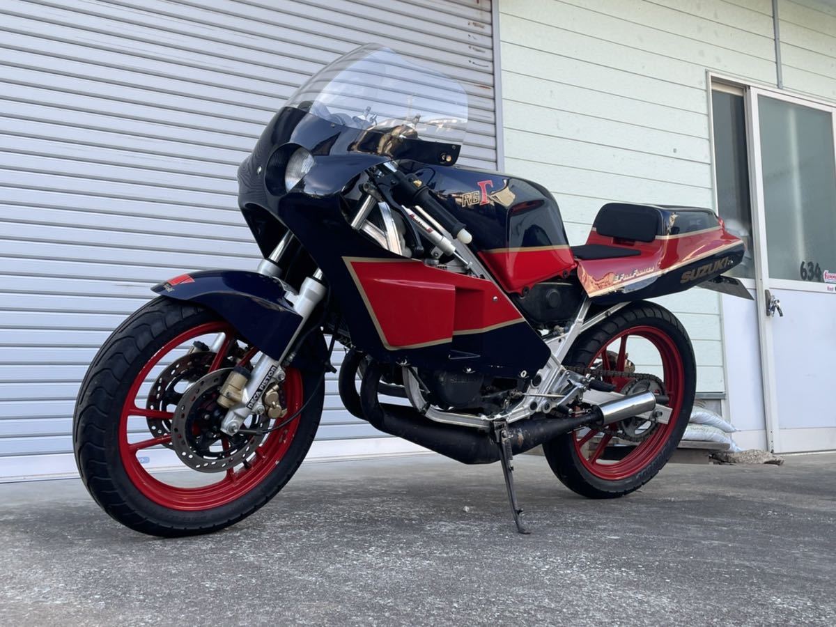 スズキ RG250ガンマ GJ21B WW ウォルターウルフ 社外カウル 250cc 2スト RGV250ガンマ SUZUKI 旧車 昭和 当時物