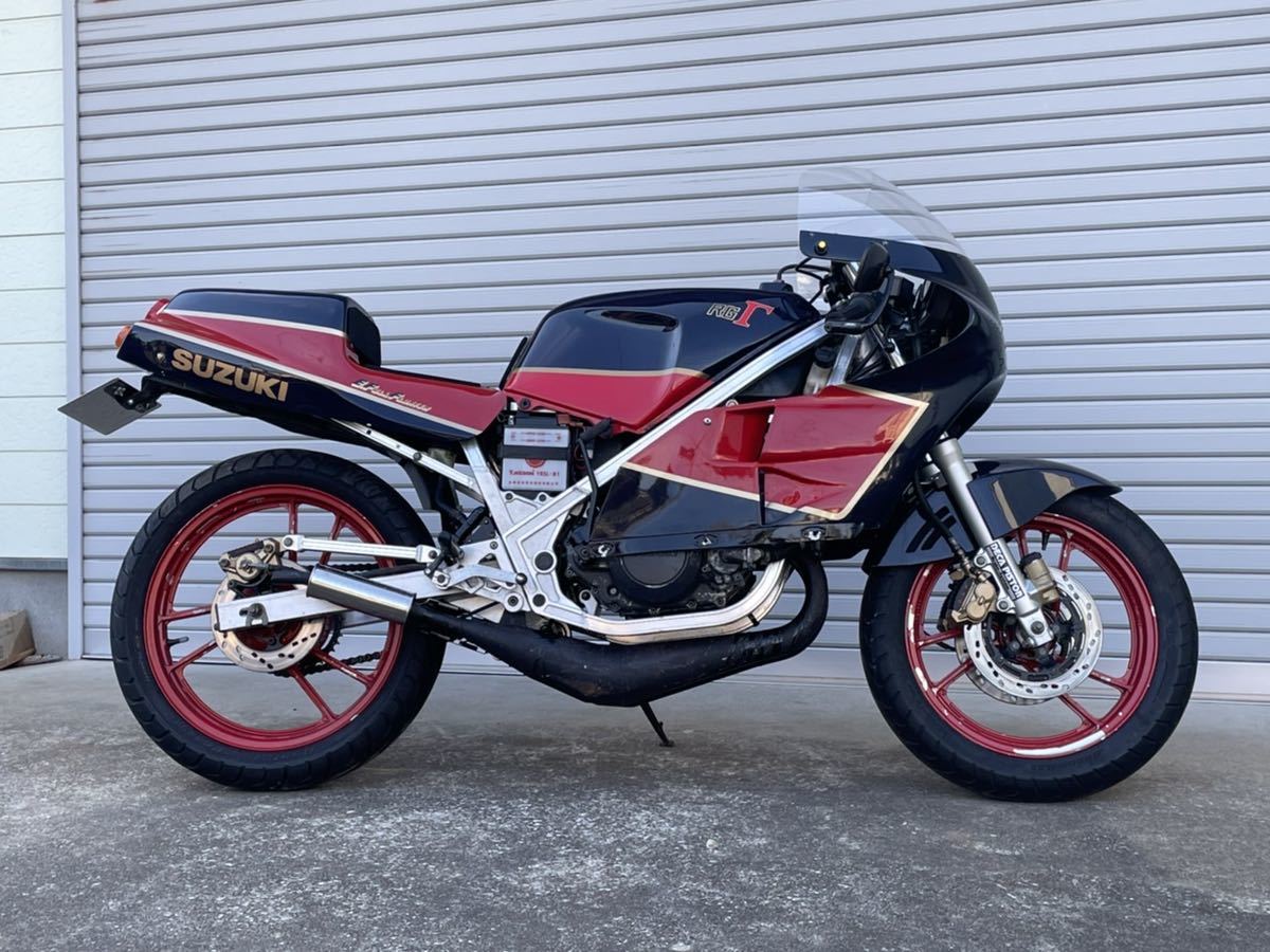 スズキ RG250ガンマ GJ21B WW ウォルターウルフ 社外カウル 250cc 2スト RGV250ガンマ SUZUKI 旧車 昭和 当時物 4