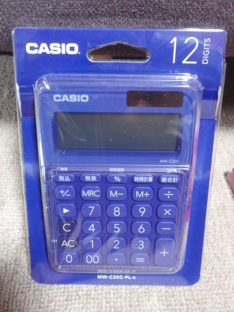 カシオ電卓 MW-C20C-PL
