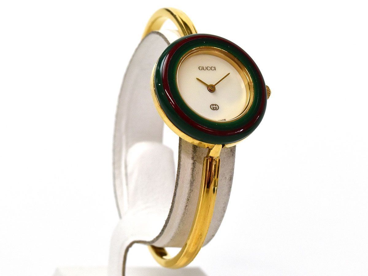 126353☆動作確認済 GUCCI グッチ チェンジベゼル 11色 腕時計