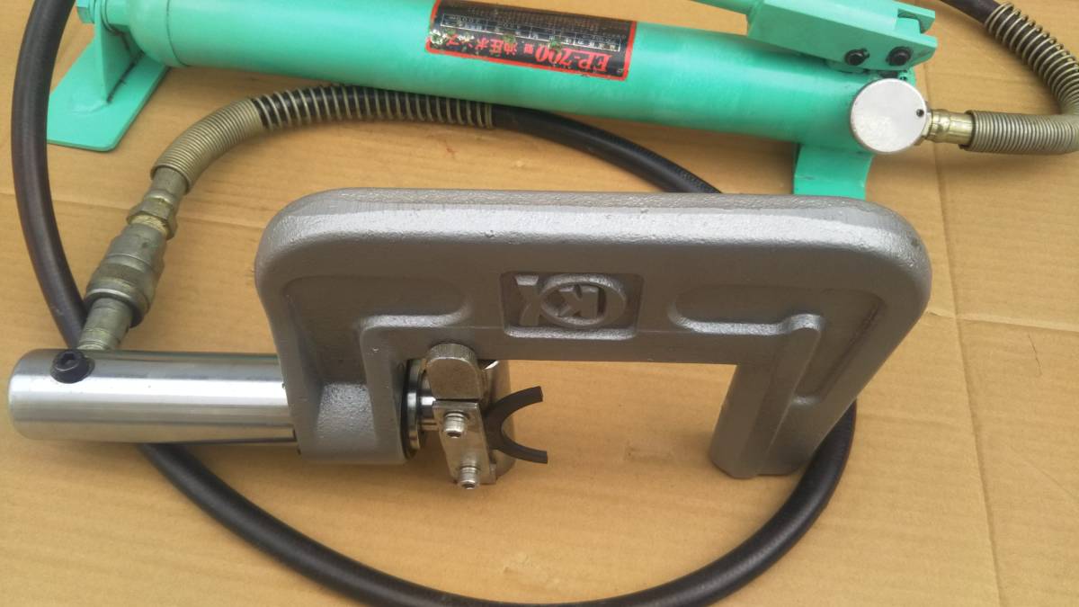 品) 止水機 亀倉精機 手動油圧ポンプ パイプ 断水機 P-50N | contifarma.pe