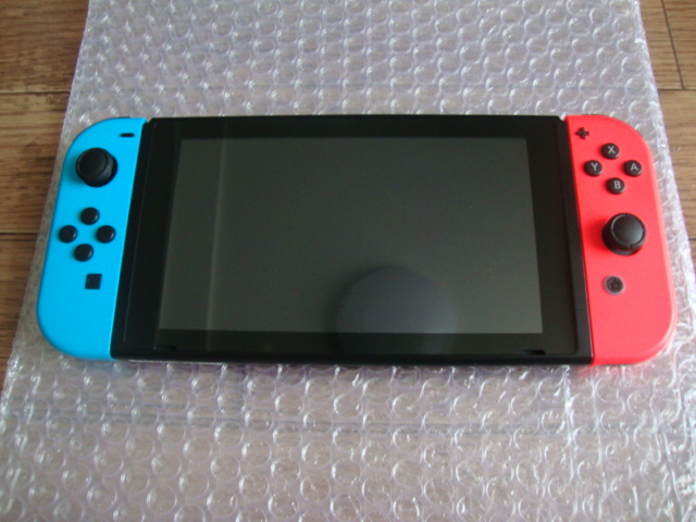 ☆ 送料無料 Nintendo Switch(ニンテンドースイッチ) 本体＋Joy-Conセット ネオンカラー 任天堂 新型モデル バッテリー拡張版  ☆