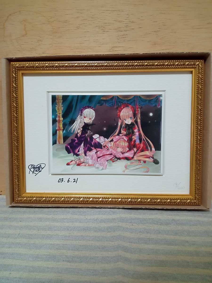 ローゼンメイデン イラストプレート PEACH PIT 直筆サイン入り