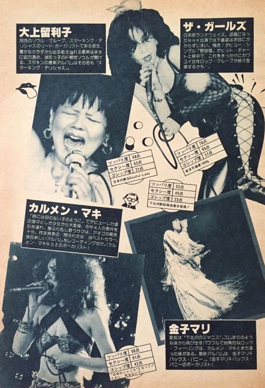 格安saleスタート ガールズ リタ 野元貴子 カルメン マキ 金子マリ 大上留利子 1977 格安saleスタート ガールズ リタ 野元貴子 カルメン マキ 金子マリ 大上留利子 1977