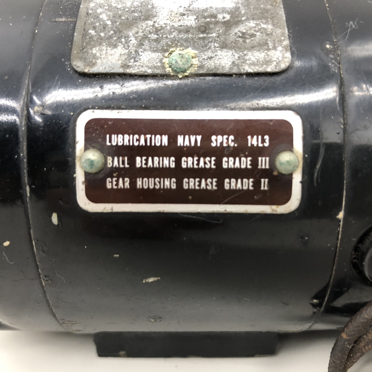 **LUBRICATION NAVY SPEC.*14L3* America * navy * meter * useless article * ornament * Junk *