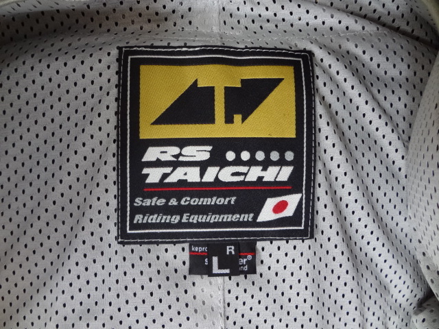 RS タイチ TAICHI MFJ レザースーツ レーシングスーツ 既製品サイズ Ｌ レギュラー(R) GP-MAX R070 ブラック/シルバー 訳アリ カタログ付_画像8