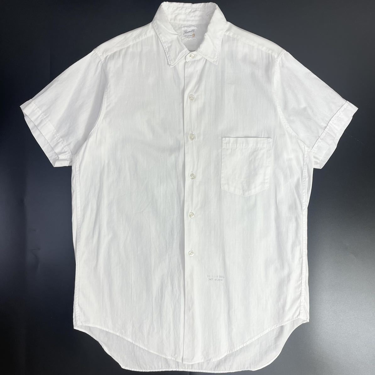 数量限定・即納特価!! vintage 50s マチ付き ステンシル入り 白
