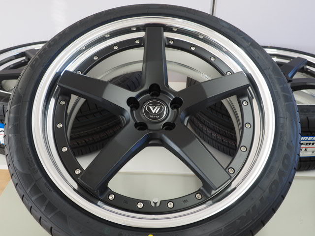 新品タイヤ＆ホイール4本セット KUHL VERZ 21インチ TOYO PROXES FD1 245/40R21 8.5J +39 トヨタ レクサス ハリアー等  の画像6