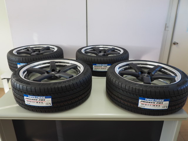 新品タイヤ＆ホイール4本セット KUHL VERZ 21インチ TOYO PROXES FD1 245/40R21 8.5J +39 トヨタ レクサス ハリアー等  の画像1