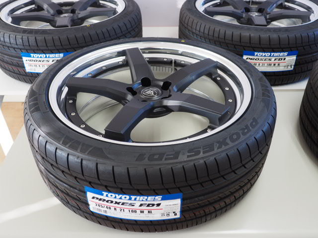 新品タイヤ＆ホイール4本セット KUHL VERZ 21インチ TOYO PROXES FD1 245/40R21 8.5J +39 トヨタ レクサス ハリアー等  の画像5