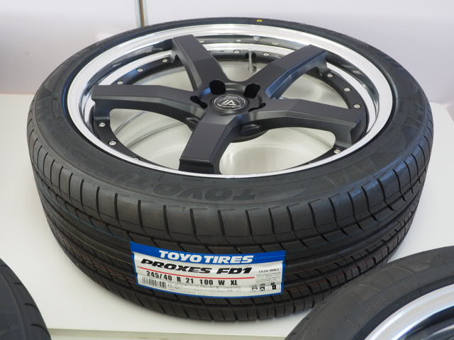 新品タイヤ＆ホイール4本セット KUHL VERZ 21インチ TOYO PROXES FD1 245/40R21 8.5J +39 トヨタ レクサス ハリアー等  の画像4