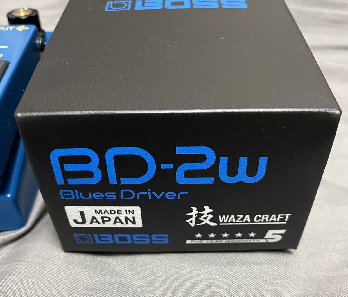 【2022/5/17購入品】BOSS 技 BD-2W(J)waza blues driver ブルースドライバー Made In Japan_画像2