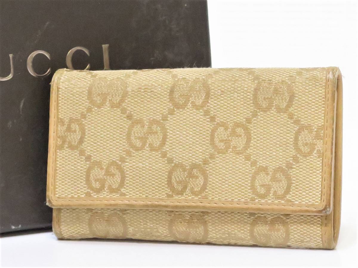 グッチ　GG柄　キーケース　6連　GUCCI　18649106_画像1