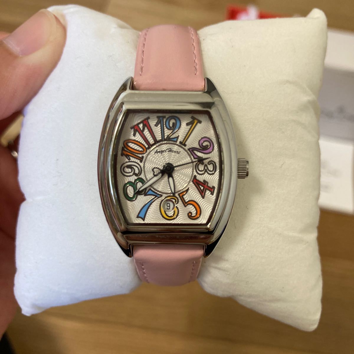 エンジェルハート レディース腕時計　ピンク色