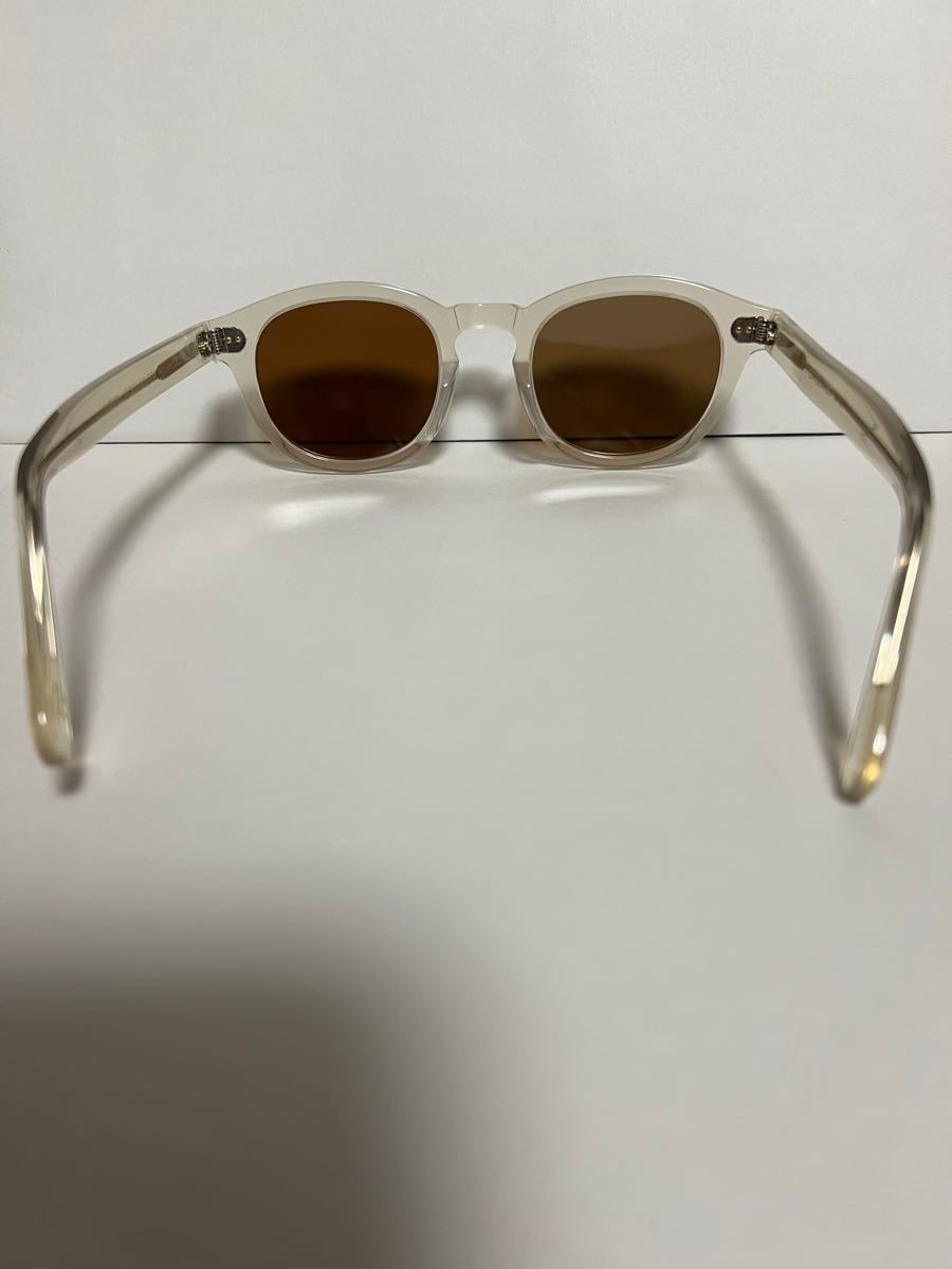 極美品★MOSCOT/モスコットレムトッシュ46/クリアカスタムレンズ#数原龍友