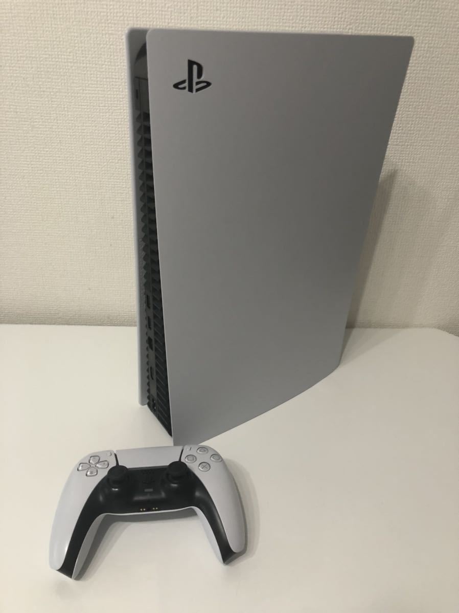 PS5 本体 セット ディスクドライブ搭載モデル SONY PlayStation5 CFI-1000A 動作確認済 PS5純正ヘッドフォン付き_画像1