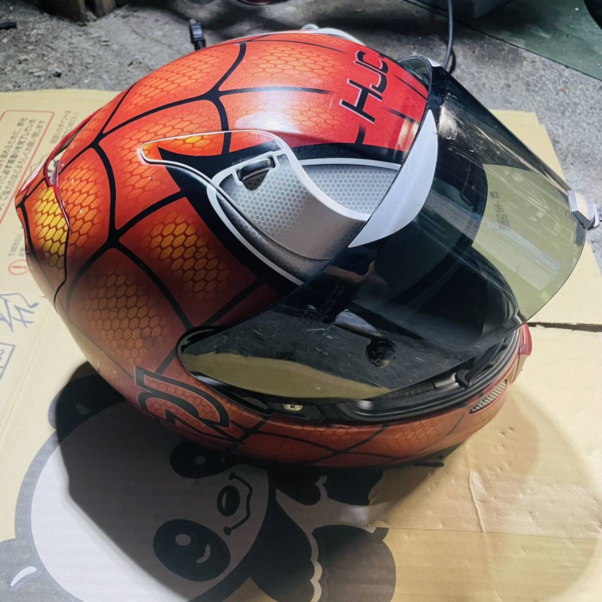 HJC ヘルメット　SHOEI シンプソン フルフェイスヘルメット OGK ARAI フルフェイス カブト スパイダーマン スパイダーマンヘルメット_画像3