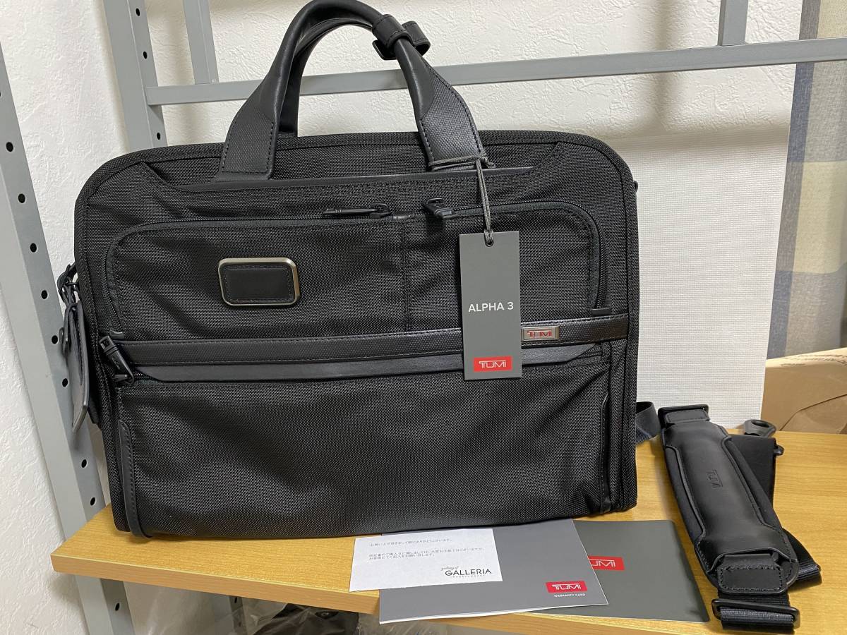 TUMI ALPHA3 2603182D3 3WAY スリム リュックサック-