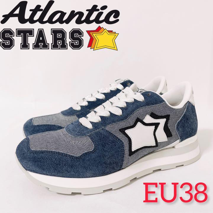 リアル ☆定価39,800円☆ Atlantic EU38 アトランティックスターズ 5%クーポン有り 値下げしました❗️アトランティックスターズゴールドレディース スニーカー
