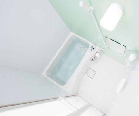 マンション・戸建住宅の浴室リフ ォームに　コンパクトなユニット バスルーム　1014サイズ_画像2