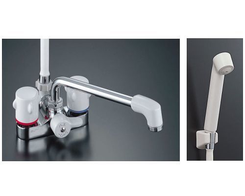 2ハンドルシャワーバス水栓 台付(デッキ)タイプ LIXIL・INAX 2ハンドルシャワーバス水栓 台付(デッキ)タイプ LIXIL・INAX