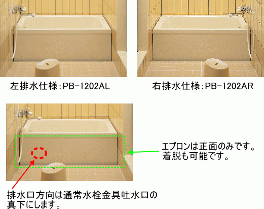 FRP製据置形浴槽 1200サイズ 浴室のリフォームに FRP製据置形浴槽 1200サイズ 浴室のリフォームに