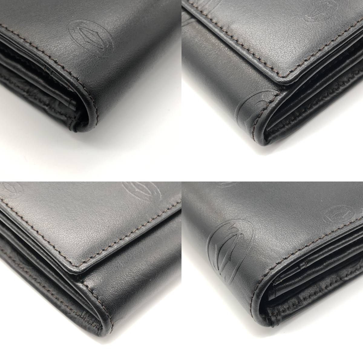 美品】Cartier カルティエ ハッピーバースデー 二つ折り 長財布 美品】Cartier カルティエ ハッピーバースデー 二つ折り 長財布