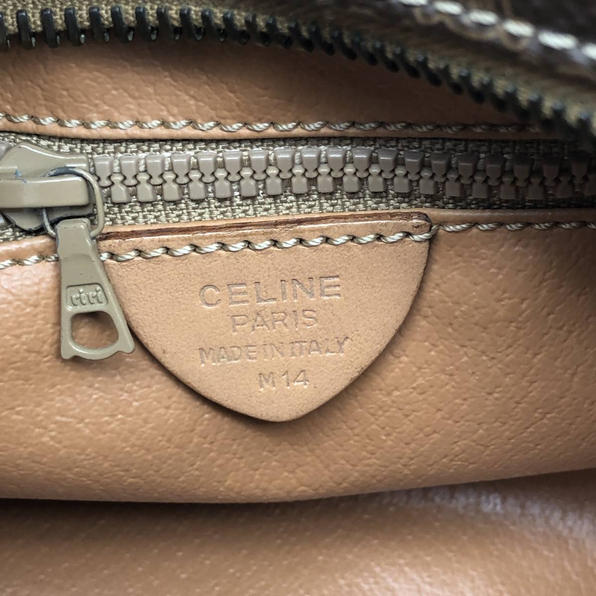 希少】CELINE マカダム柄 ミニ ボストン ハンド ショルダー バッグ 鞄