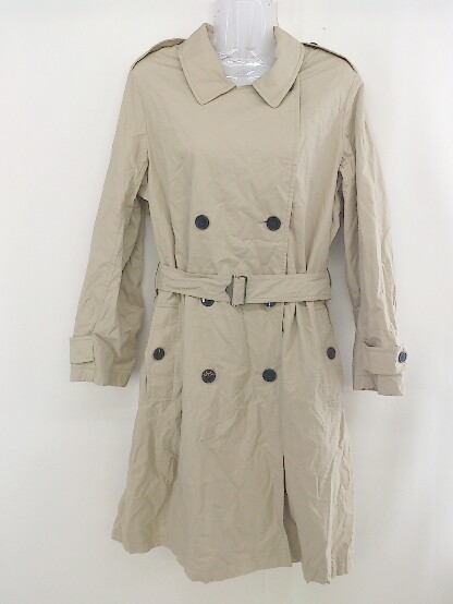 ◇ ◎ MOUSSY マウジー 長袖 トレンチ コート サイズ1 ベージュ レディース