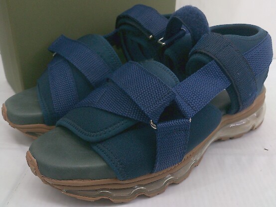 ◇ ◎ Name. ネーム × Tomo&co エア サンダル サイズ25 ネイビー