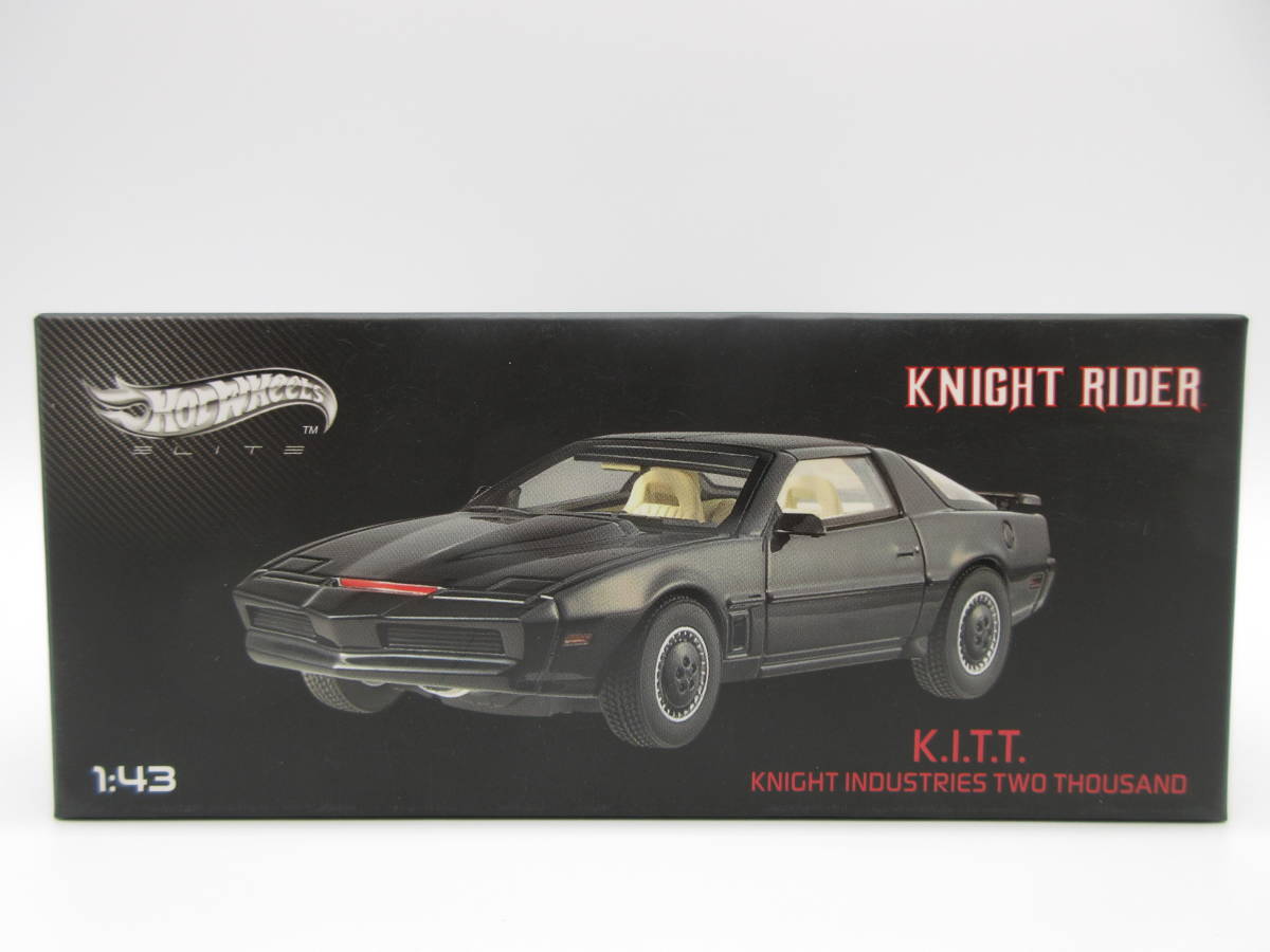 1/43 ホットウィールエリート　ナイトライダー キット ナイト2000　K.I.T.T. トランザム　KNIGHT RIDER ミニカー_画像1