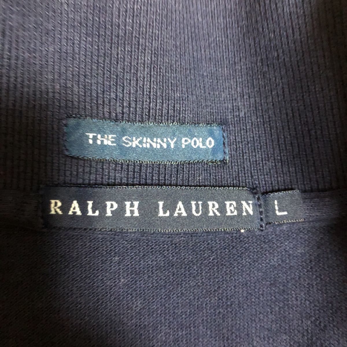 ラルフローレンポロシャツ　レディース　L ネイビー ビッグポニー RALPH LAUREN