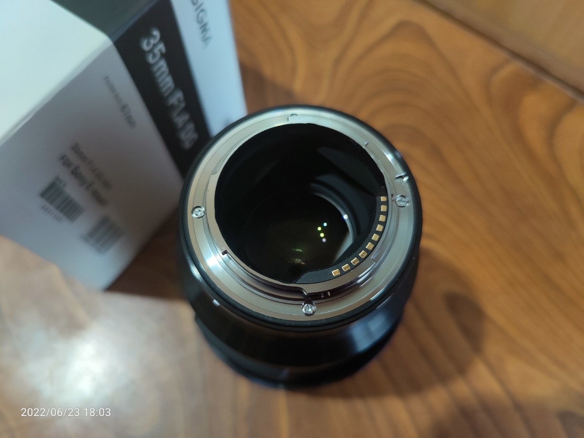 極美品 SIGMA 35mm F1.4 DG Art Eマウント