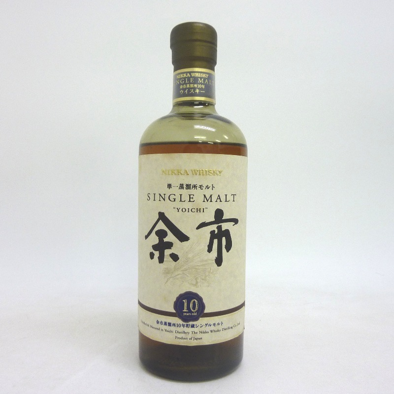 大阪府配送限定 ニッカ 余市 10年 シングルモルト 700ml 箱なし www