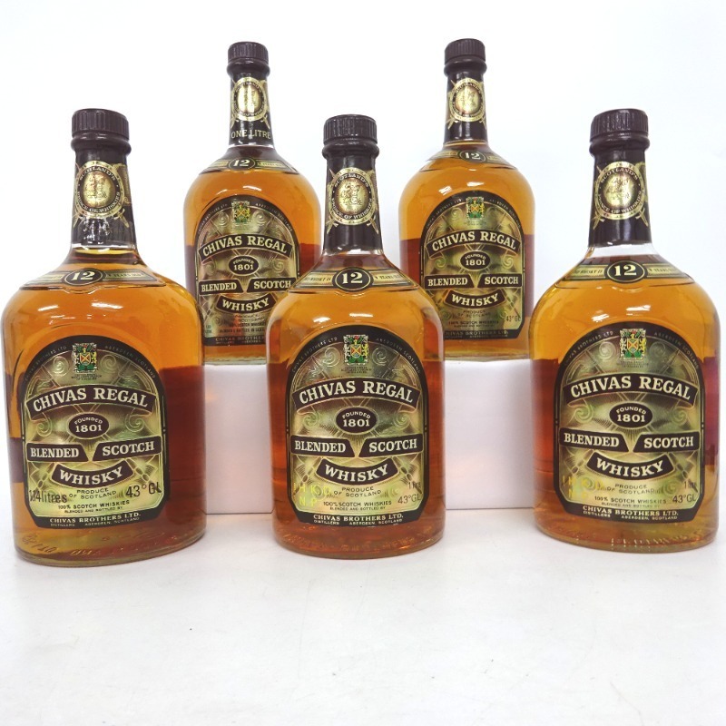 ーバスリー】 シーバスリーガル12年/5本セットの通販 by CRIMIE Liquor 純正卸し売り シーバスリーガル 12年 4本セット ウイスキー