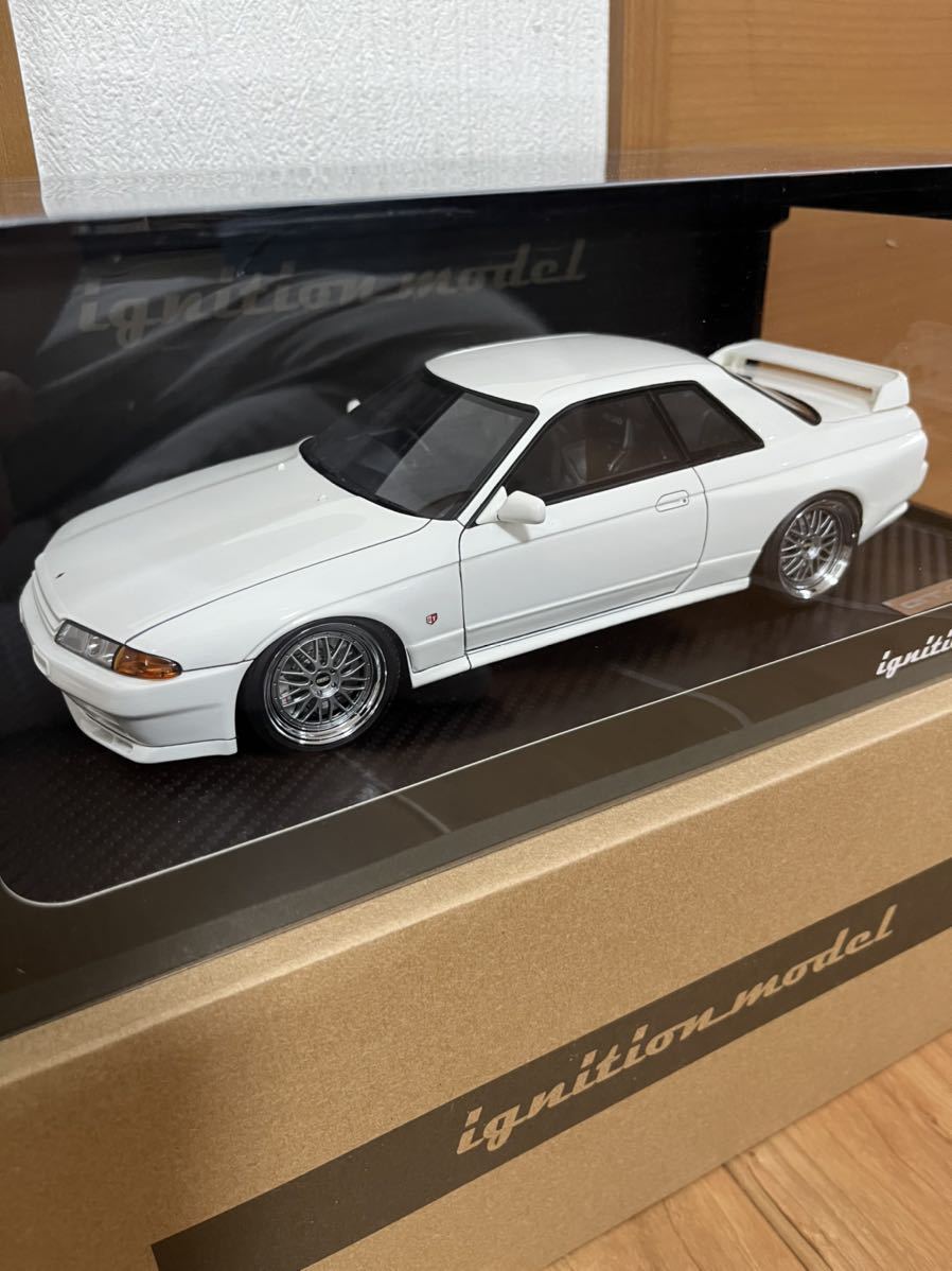 イグニッションモデル IG0089 1/18 R32 GT-Rクリスタルホワイト 希少