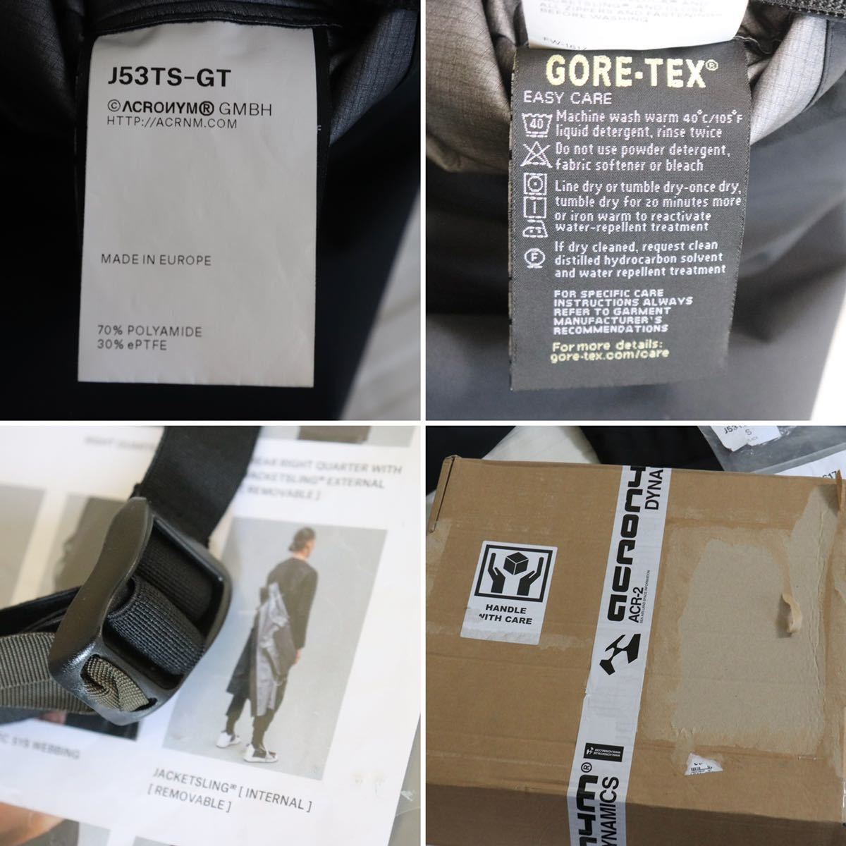 Yahoo!オークション - ACRONYM J53TS-GT 希少Sサイズ ヨーロッパ Yahoo!オークション - ACRONYM J53TS-GT 希少Sサイズ ヨーロッパ