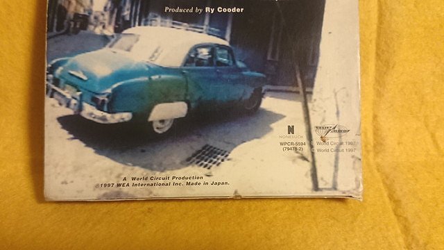 ライ・クーダー ブエナ・ビスタ・ソシアル・クラブ Buena Vista Social Club Ry Cooder WPCR5594 キューバ音楽 ラテン音楽 中古 used_紙ケースには傷みがあります。