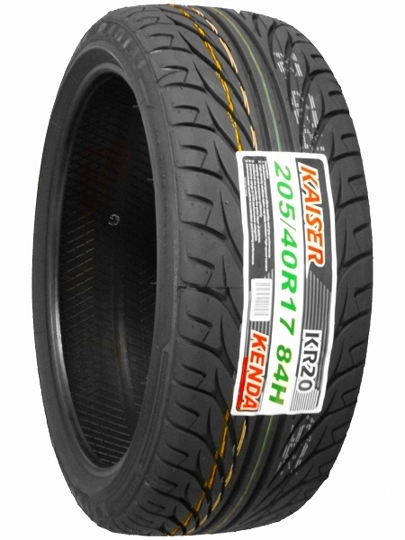 2本セット 205/40R17 新品サマータイヤ KENDA KR20 ケンダ 205/40/17