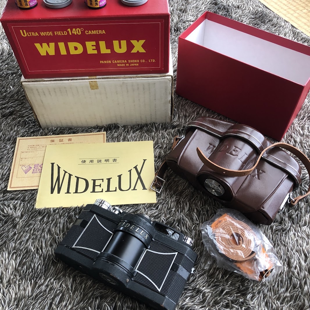 WIDELUX F8 ワイドラックス パノラマカメラ 中古 革ケース元箱説明書