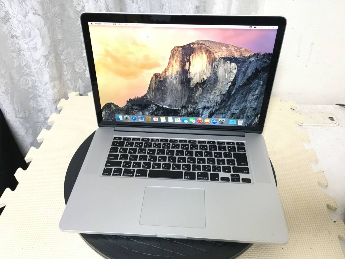 7657 MacBook Pro Retina, Mid 2012 Core i7 2.30GHz SSD 256GB メモリ