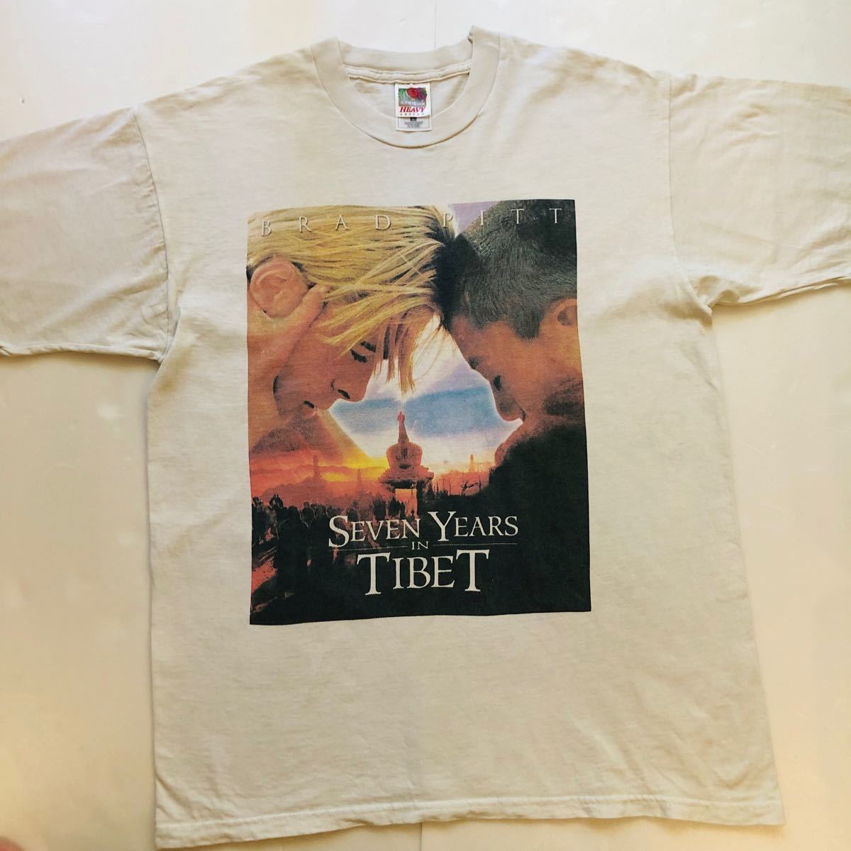 SEVEN YEARS IN TIBET ブラットピット 映画TシャツL | contifarma.pe