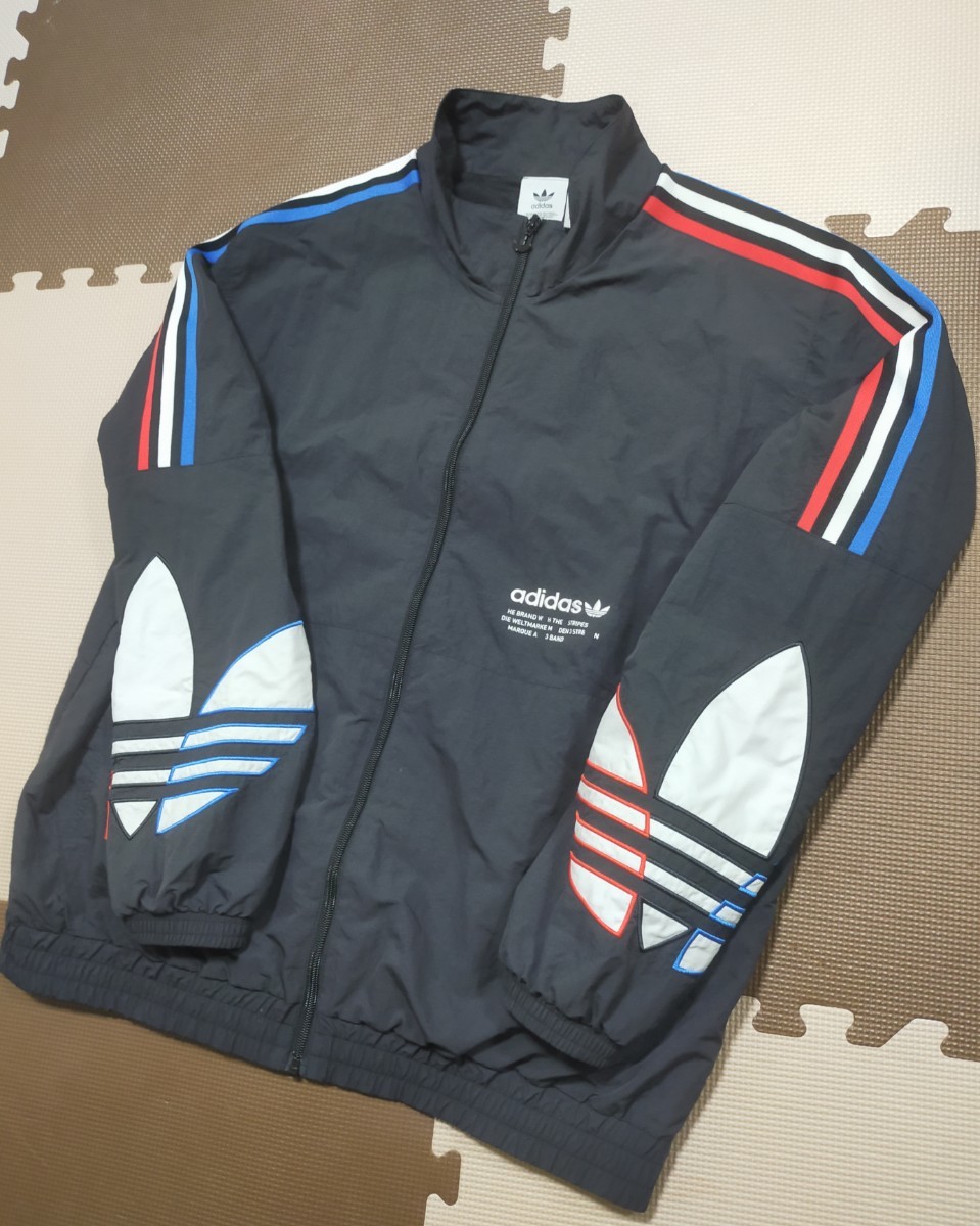 adidas アディダス ナイロンジャンパー 2XOサイズ
